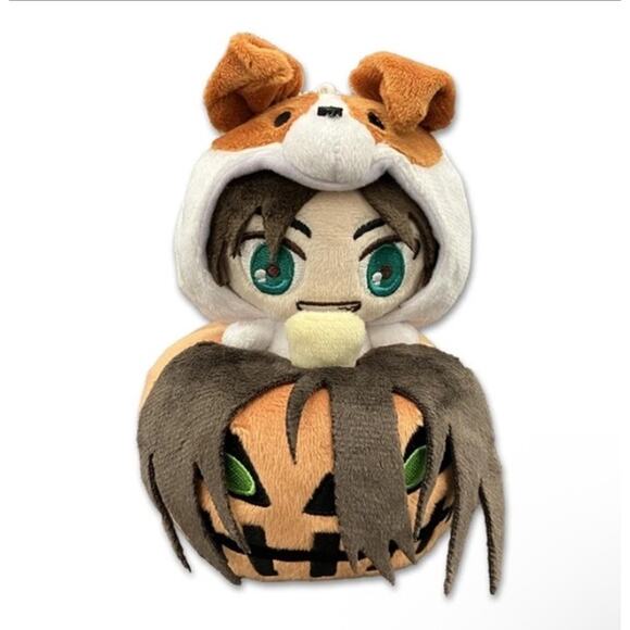 Attack on Titan Animarukko Plush Doll Mascot Eren Yeager Halloween ver. Animal - Picture 1 of 4